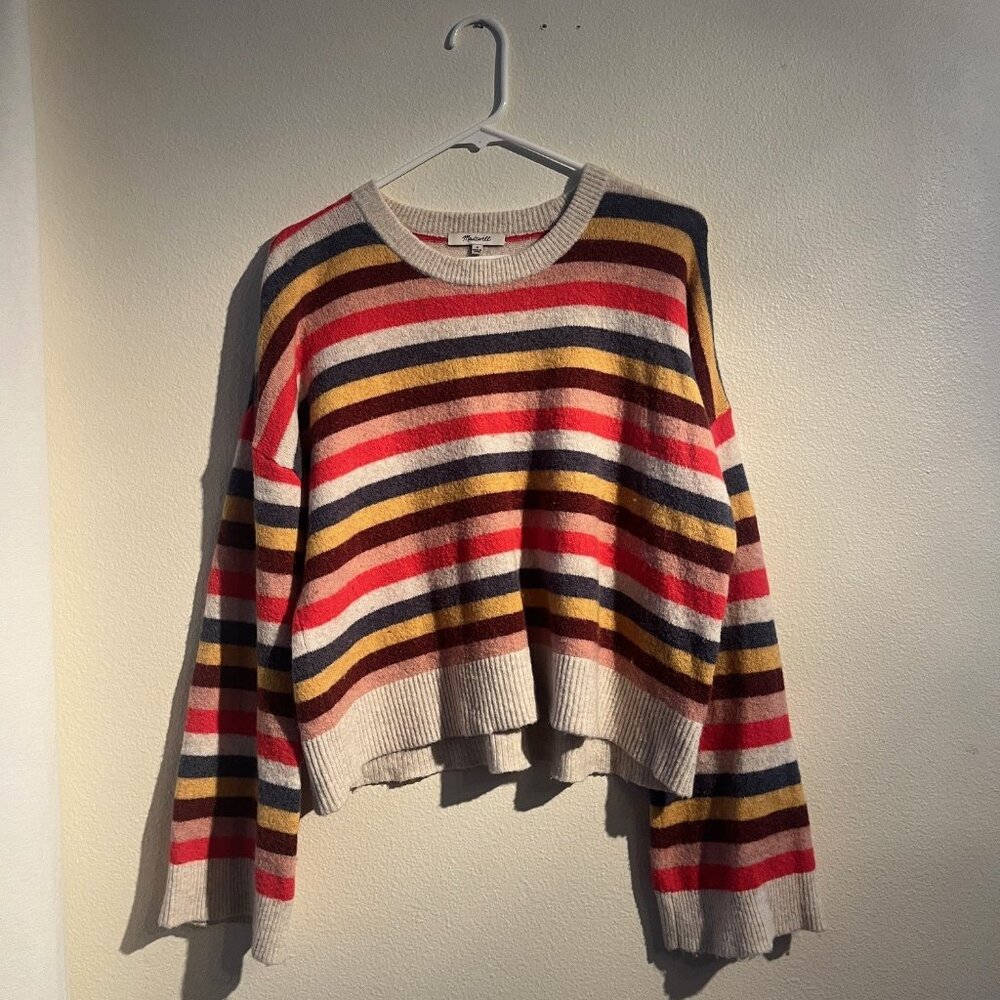 Madewell Colorful Striped Sweater